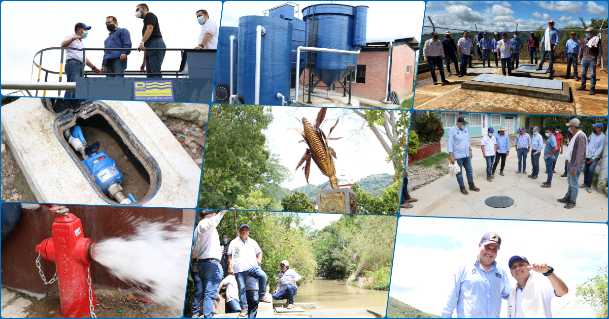 Collage Visita Planta y Bocatoma Valle