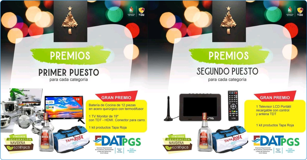 Premios Concurso Navidad 2021